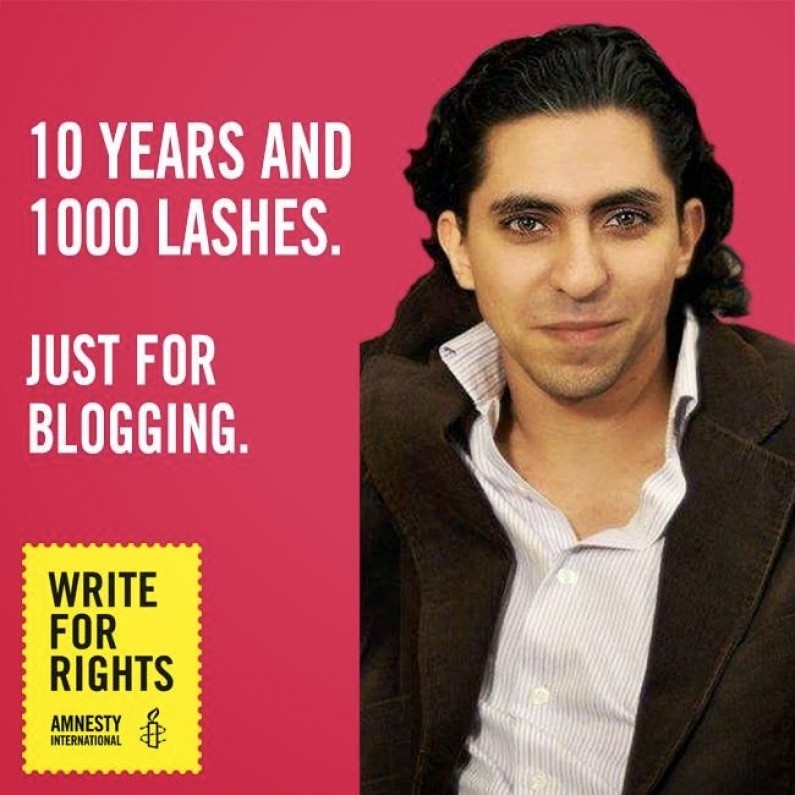 Raif Badawi: Saudi Arabia publicly flogged liberal blogger and activist accused of ‘insulting Islam’