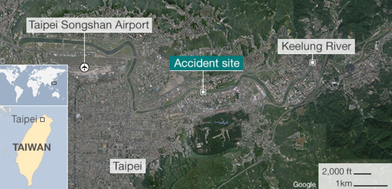 Taiwan TransAsia Plane Crashes Into River