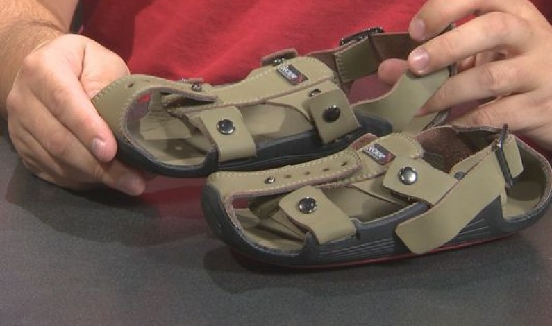 Man Invents Sandals That Grow 5 Sizes