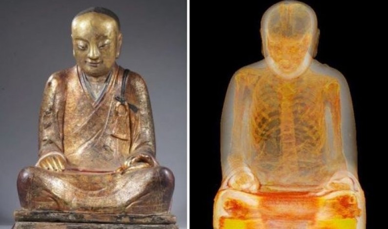 Buddha Statue Discovered To Contain The Mummified Remains of A Monk From 1100AD